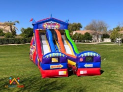 Carnival Fun House Double Slide