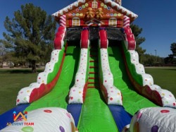 192 1766517342 Gingerbread Christmas Double Lane Slide