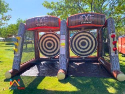 Axe Throwing Challenge Double Lane