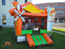 Animal Ranch Toddler Slide Bounce House Combo