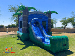 Blue Crush Slide Bounce House