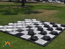 Giant Checkers Game